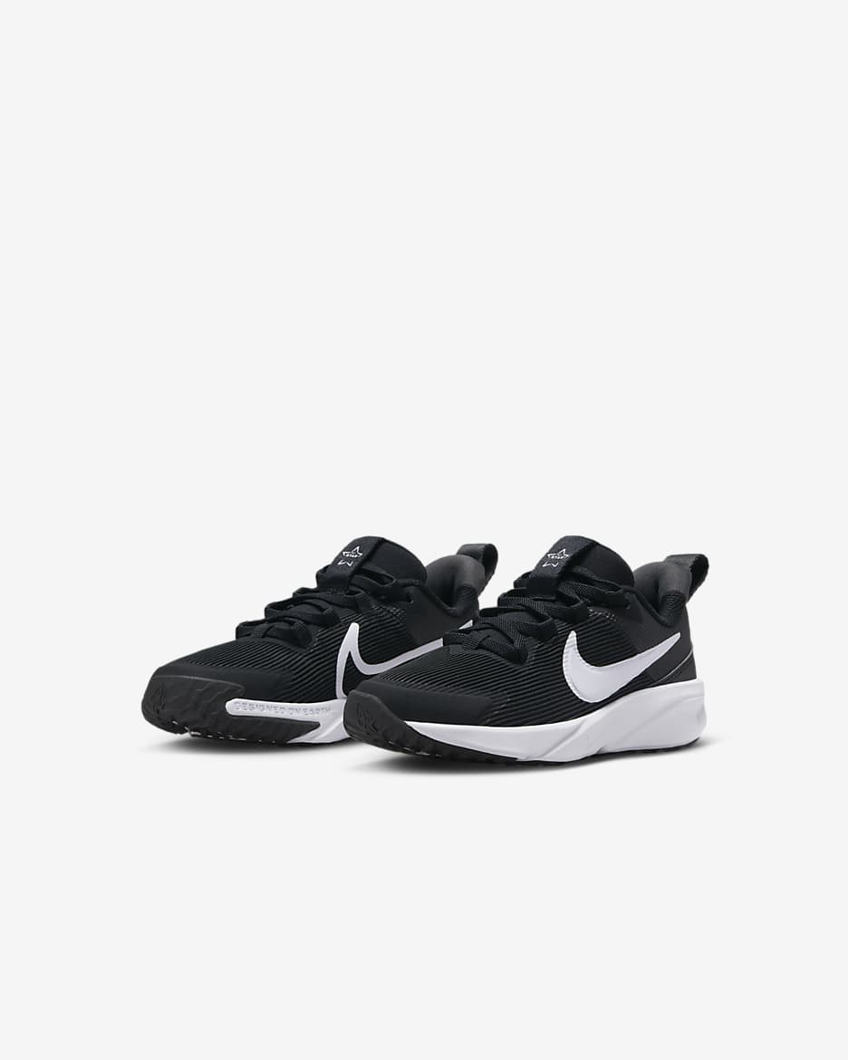 Pre-School Nike Star shops Runner Black/Sunset Pulse-Black-White AT1801-002 Size 1.5